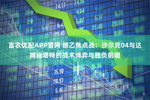 富农优配APP官网 德乙焦点战：沙尔克04与达姆施塔特的战术博弈与胜负前瞻